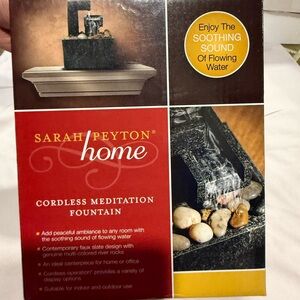 Black Cordless Meditation Fountain